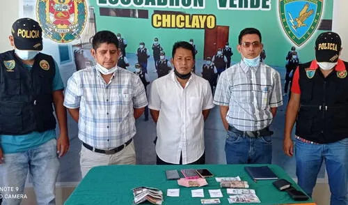 Uno de los detenidos presenta antecedentes por el delito de estafa. Foto: PNP.