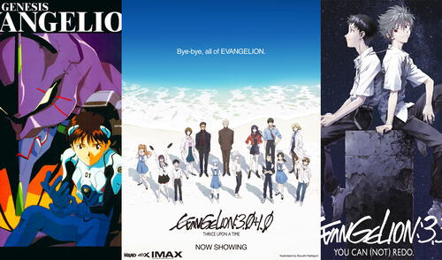 La guía completa para ver las 7 películas más la serie. Foto: composición / FilmAffinity / Evangelion Fandom / PosterLounge La guía completa para ver las 7 películas más la serie. Foto: composición / FilmAffinity / Evangelion Fandom / PosterLounge