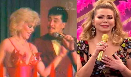 Gisela Valcárcel se animó a colocarse plumas para bailar y cantar al ritmo de “Tu cuerpo es una máquina”. Foto: captura de América TV Gisela Valcárcel se animó a colocarse plumas para bailar y cantar al ritmo de “Tu cuerpo es una máquina”. Foto: captura de América TV