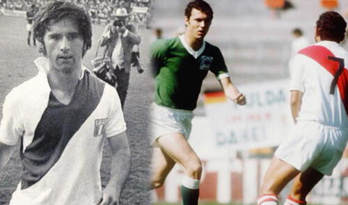 El atacante alemán le anotó tres goles a Perú en el Mundial México 70. Fotos: twitter/Juan Carlos Esteves El atacante alemán le anotó tres goles a Perú en el Mundial México 70. Fotos: twitter/Juan Carlos Esteves