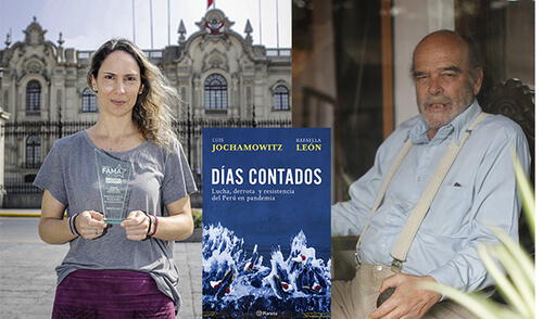 Los cronistas Rafaella León y Luis Jochamowitz en su libro abordan los días difíciles durante de la pandemia. Los cronistas Rafaella León y Luis Jochamowitz en su libro abordan los días difíciles durante de la pandemia.