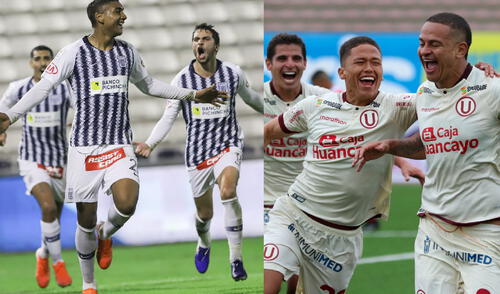Alianza Lima vs. Universitario  se enfrentan este miércoles 18 de agosto por la Fase 2 de la Liga 1 Betsson. Foto: composición/Andina