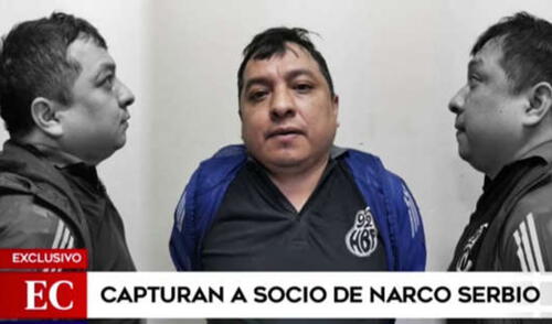 El detenido era buscado intensamente por los agentes de Antidrogas. Foto: América TV El detenido era buscado intensamente por los agentes de Antidrogas. Foto: América TV