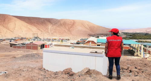 El proyecto paralizado tiene un 75% de avance. Foto: Contraloría Tacna El proyecto paralizado tiene un 75% de avance. Foto: Contraloría Tacna