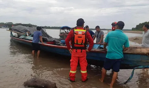 Fallecidos y heridos en el río Huallaga por el choque de dos embarcaciones. Foto: Yurimaguas Noticias.