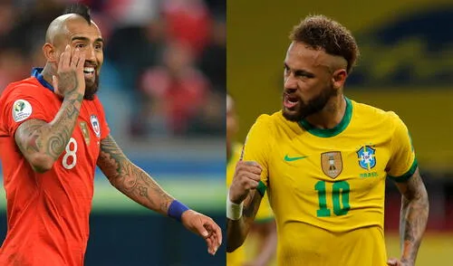 Chile vs. Brasil se miden por la fecha 9 de las Eliminatorias Qatar 2022 este jueves 2 de setiembre Foto: composición LR/ AFP