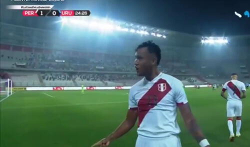 Renato Tapia anotó el 1-0 para Perú. Foto: Movistar Deportes