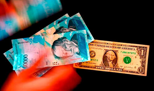 Precio del dólar en Venezuela, según página Dolar Today. Foto: AFP Precio del dólar en Venezuela, según página Dolar Today. Foto: AFP