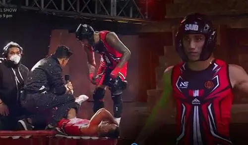 Said Palao y Matías el ‘Látigo’ se enfrentaron en el circuito de velocidad. Foto: captura de América TV Said Palao y Matías el ‘Látigo’ se enfrentaron en el circuito de velocidad. Foto: captura de América TV