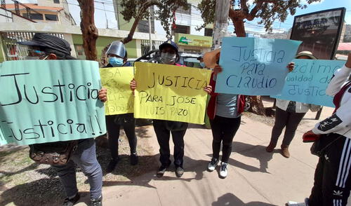 Plantón se realizó frente a sede del Ministerio Público. Foto: La República Plantón se realizó frente a sede del Ministerio Público. Foto: La República