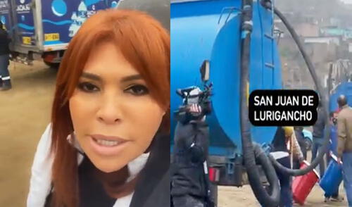 La conductora de TV se solidarizó con las familias de SJL. Foto: capturas Instagram
