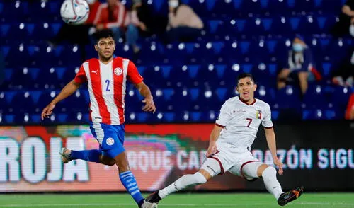 El único partido que Paraguay ha ganado en estas eliminatorias ha sido contra Venezuela. Foto: EFE El único partido que Paraguay ha ganado en estas eliminatorias ha sido contra Venezuela. Foto: EFE