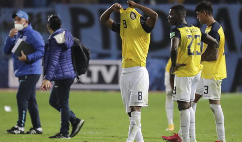 Ecuador perdió de visita contra Ecuador por las Eliminatorias a Qatar 2022. Foto: AFP Ecuador perdió de visita contra Ecuador por las Eliminatorias a Qatar 2022. Foto: AFP