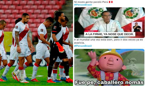 Revisa aquí los mejores memes de la derrota de Perú. Foto: composición/EFE/Twitter Revisa aquí los mejores memes de la derrota de Perú. Foto: composición/EFE/Twitter