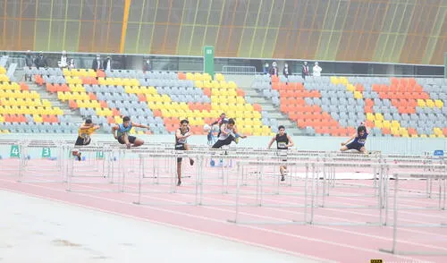 Campeonatos de atletismo se desarrollan en la Videna. Foto: Facebook