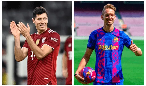 Barcelona vs. Bayern se enfrentan en el inicio de la Champions League. Foto: composición EFE