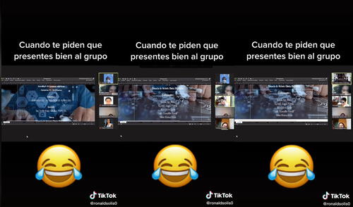 Esto sucedió en el contexto de una exposición de estudiantes de la carrera de Obstetricia. Foto: captura de TikTok