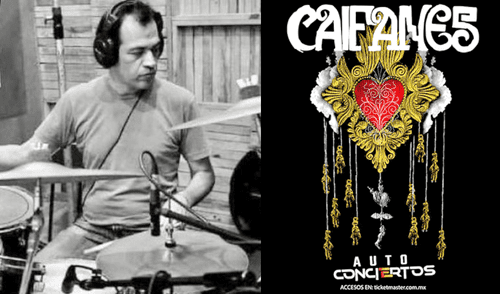 Juan Carlos formó parte de Caifanes entre 1987 y 1988, años que marcaron el lanzamiento de la banda. Foto: composición