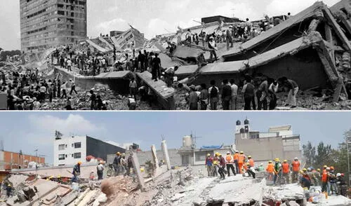 Ciudad de México sufrió un terremoto de 8.1 el 19 de septiembre de 1985, con saldo de más de 10.000 muertos. Foto: El Universal