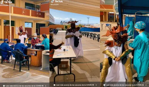 El creativo disfraz del personaje Arles de Los caballeros del zodiaco se volvió viral en redes sociales. Foto: captura de TikTok El creativo disfraz del personaje Arles de Los caballeros del zodiaco se volvió viral en redes sociales. Foto: captura de TikTok