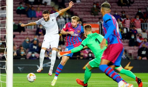 Domingos Duarte anotó su primer gol de la temporada con el Granada. Fuente: ESPN
