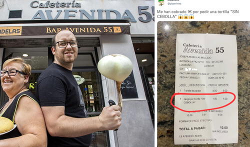 Bar avenida 55 sorprende a sus comensales con inusuales boletas. Foto: captura de Twitter