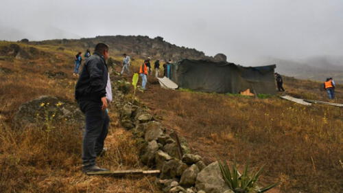La intervención fue ordenada y pacífica. Foto: MML