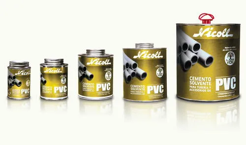 El cemento disolvente posee la certificación Low VOC. Foto: difusión