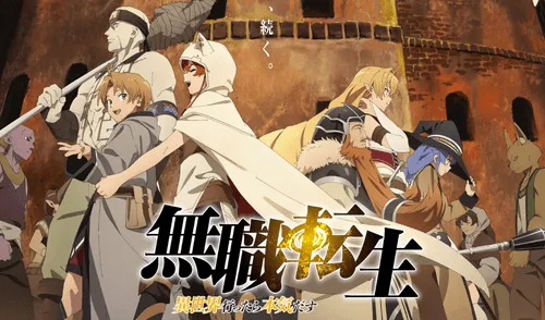 Cada vez falta menos para el tan esperado estreno de la segunda parte de Mushoku Tensei. Foto: Funimation