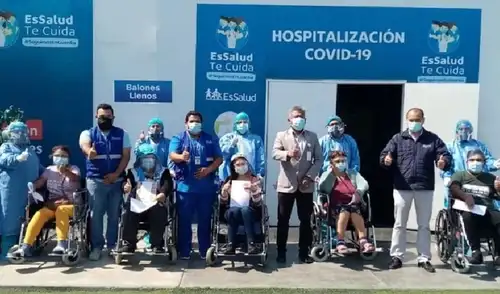 Todos ellos estuvieron hospitalizados por 14 días en la Villa EsSalud de Nuevo Chimbote. Foto: EsSalud