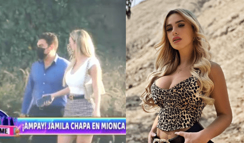 Jamila Dahabreh fue capatada por las cámaras de Magaly Medina con un joven empresario. Foto: Jamila Dahabreh/Composición