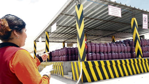 Gas llega de Arequipa y Lima.