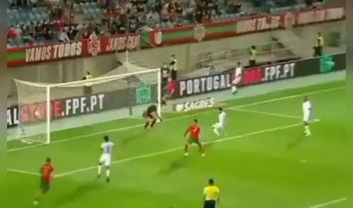 Cristiano Ronaldo marcó el primero a los 37 minutos. Foto: captura DirecTV Sports