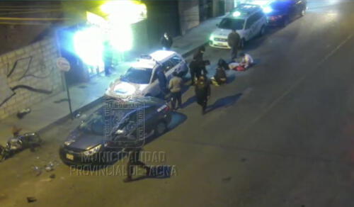 Tacna. Jóvenes heridos fueron trasladados de emergencia al hospital Unanue. Foto: captura de Municipalidad de Tacna