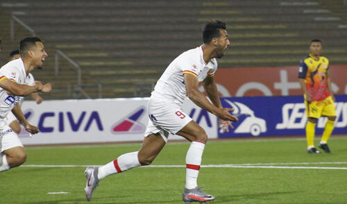 Mario Ceballos madrugó a Sport Chavelines y puso el primero a los 4 minutos. Foto: twitter Liga Profesional Mario Ceballos madrugó a Sport Chavelines y puso el primero a los 4 minutos. Foto: twitter Liga Profesional