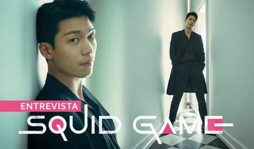 Wi Ha Joon (30) tenía alrededor de 340 mil seguidores en Instagram antes del estreno de Squid Game. Ahora luce 7 millones en esa red social. Foto: composición/LR/Netflix