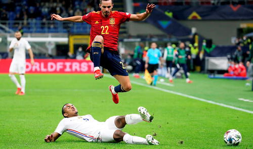 España no pudo sostener la ventaja y terminó perdiendo ante Francia. Foto: EFE