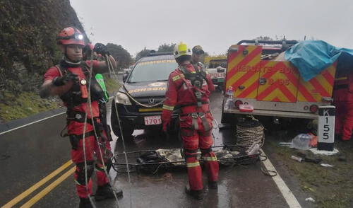 Accidente de tránsito se registró la mañana del sábado en la vía Cusco - Quillabamba. Foto: Andina