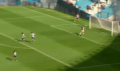 Silvana Alfaro fichó por Racing Club en noviembre del año pasado. Foto: captura de TV Pública