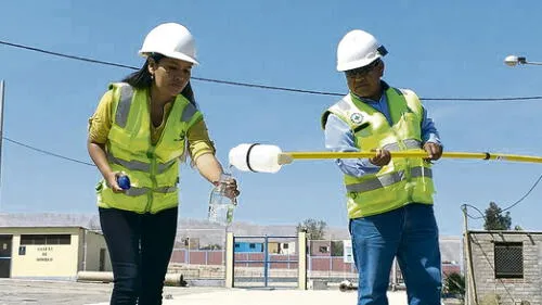 EPS Moquegua trata agua. Foto: difusión