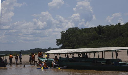 Operadores turísticos manifestaron que hay poca afluencia de visitantes. Foto: GORE Madre de Dios Operadores turísticos manifestaron que hay poca afluencia de visitantes. Foto: GORE Madre de Dios