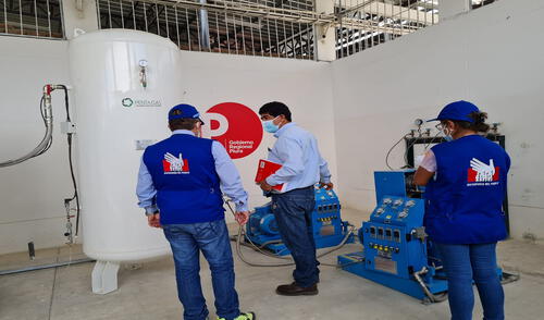 Defensor pide poner en funcionamiento plantas de oxígeno en Sullana. Foto: Denfensoría