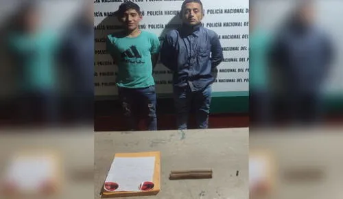 Los sujetos serían de la banda “Los Payasitos de Alto Trujillo”. Foto: PNP