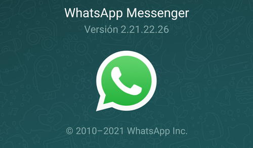 Es importante tener WhatsApp actualizado. Foto: captura LR
