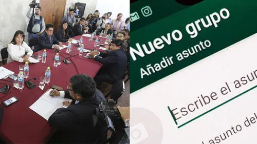 Grupo de WhatsApp “7 amigos de Arequipa” era integrado por los consejeros Neyra, Flores, Garate, Bernal, Añañanque, Zuñiga y Díaz. Foto: composición La República