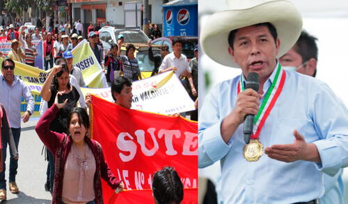 Bases del Sutep a nivel nacional participarán de una asamblea regional. Foto: composición LR