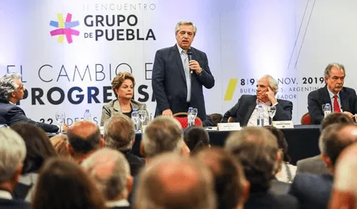 El Grupo cuenta entre sus filas con el presidente Alberto Fernández de Argentina, uno de sus fundadores. Foto: Prensa de Alberto Fernández