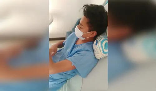 Hombre permanece en Hospital Alberto L. Barton. Foto: WhatsApp La República