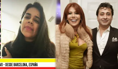 Giuliana Rengifo se pronunció sobre la entrevista de Magaly Medina y Alfredo Zambrano. Foto: captura América TV / GLR