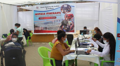 El presidente de la Corte Superior de Justicia de Sullana manifestó que se busca acercar el servicio de impartición de justicia. Foto: CSJS